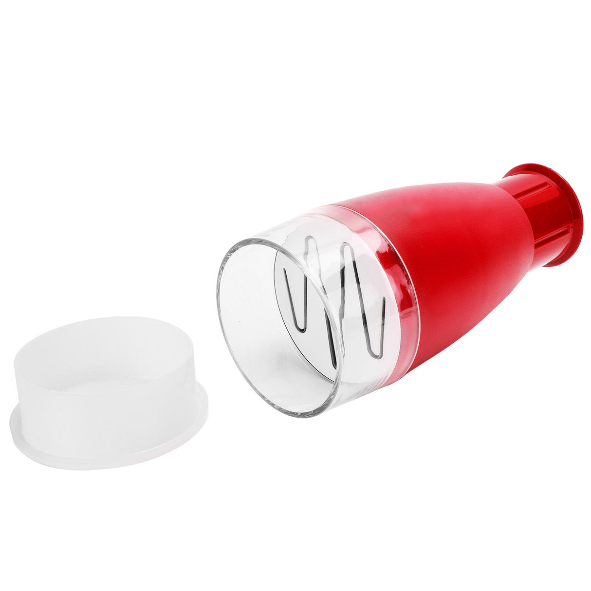 Manual Chopper Hand Press Garlic Ginger Garlic Chop Cutter Household with 2pcs Plastic BoxRed