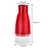 Manual Chopper Hand Press Garlic Ginger Garlic Chop Cutter Household with 2pcs Plastic BoxRed