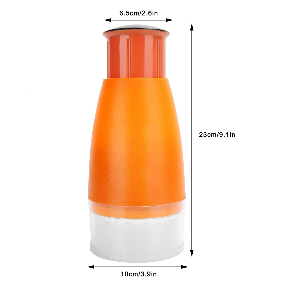 Manual Chopper Hand Press Garlic Ginger Garlic Chop Cutter Household with 2pcs Plastic BoxOrange