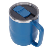 400ml Coffee Mug Stainless Steel Anti Scalding Water Cup with Lid for Home Office Wonderful Gift(Blue )