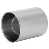 Stainless Steel Pencil Cup Holder Desk Organizer Flower Vases Pen Makeup Brush ContainerSilver - Top-Down View
