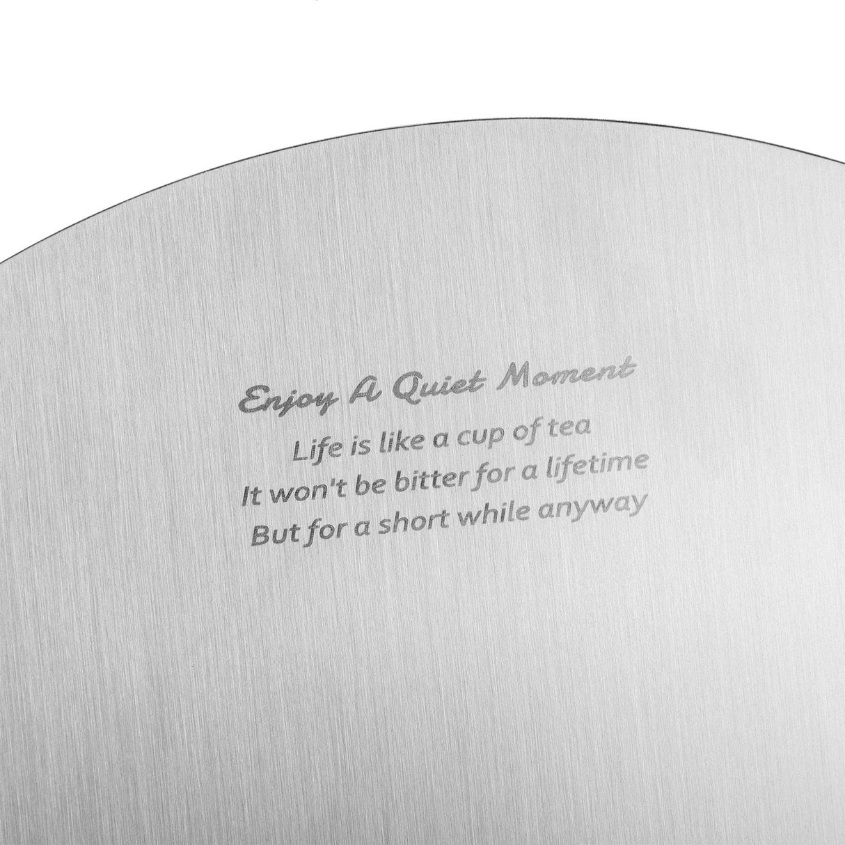 Round Sushi Plate Innovative 304 Stainless Steel Cake Dessert Dish Tray for Kitchen RestaurantL