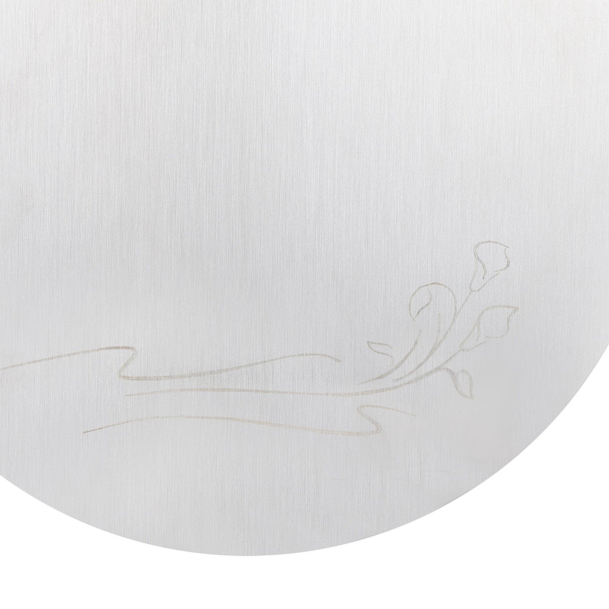Round Sushi Plate Innovative 304 Stainless Steel Cake Dessert Dish Tray for Kitchen RestaurantL