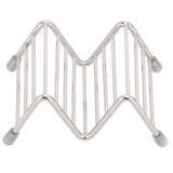 Taco Holder Innovative 304 Stainless Steel Pancake Stand Tray for Kitchen Restaurant1/2 Grid - Rear View