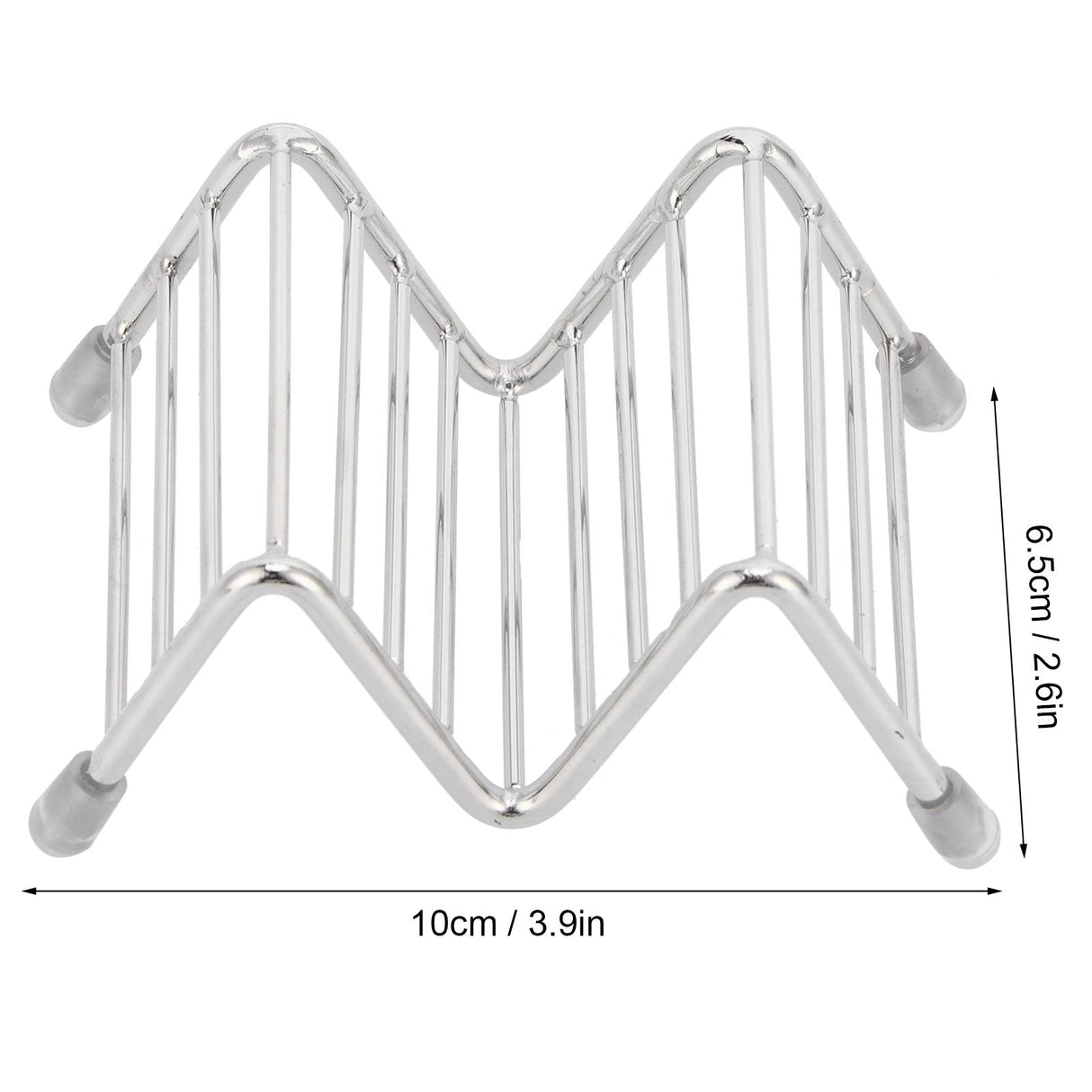 Taco Holder Innovative 304 Stainless Steel Pancake Stand Tray for Kitchen Restaurant1/2 Grid