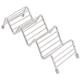 Taco Holder Innovative 304 Stainless Steel Pancake Stand Tray for Kitchen Restaurant3/4 Grid