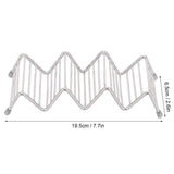 Taco Holder Innovative 304 Stainless Steel Pancake Stand Tray for Kitchen Restaurant3/4 Grid