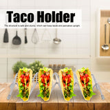 Taco Holder Innovative 304 Stainless Steel Pancake Stand Tray for Kitchen Restaurant4/5 Grid