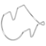 Taco Holder Stainless Steel Restaurant Mexican Taco Pancake Stand Kitchen Accessory(UShape 2 Grid ) - Top-Down View