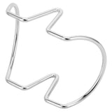 Taco Holder Stainless Steel Restaurant Mexican Taco Pancake Stand Kitchen Accessory(UShape 2 Grid ) - 45-Degree Angle