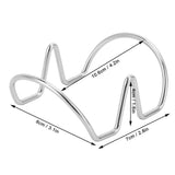 Taco Holder Stainless Steel Restaurant Mexican Taco Pancake Stand Kitchen Accessory(UShape 2 Grid ) - Extra Image