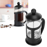 Coffee Tea Maker Kettle High Temperature Resistant Borosilicate Filter Teapot Hand Brewing Black600ml