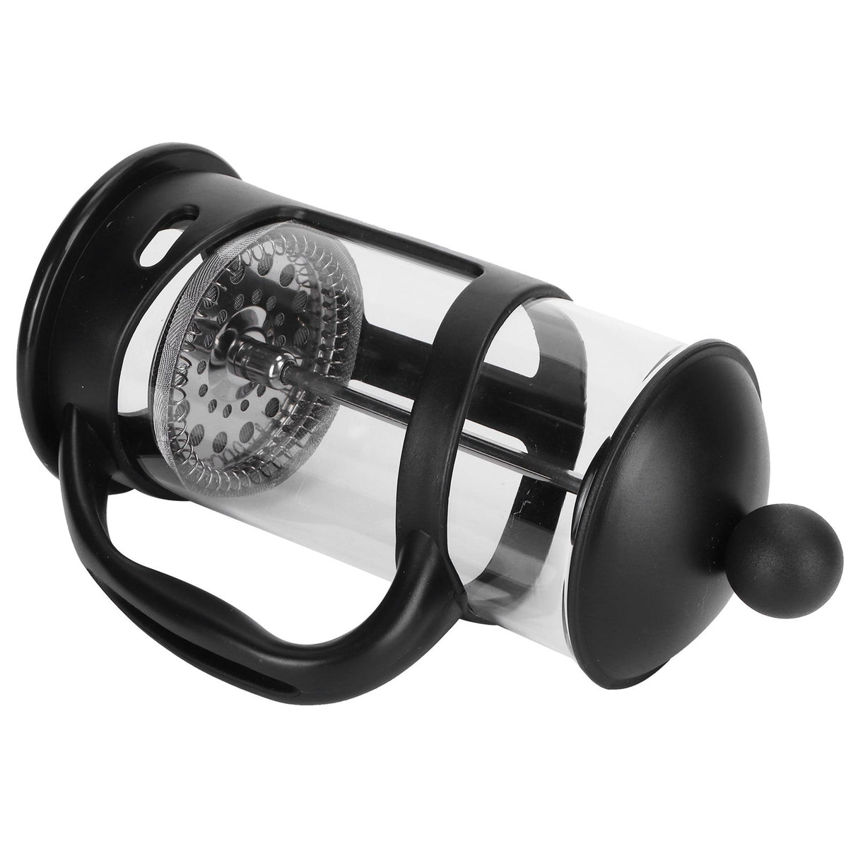 Coffee Tea Maker Kettle High Temperature Resistant Borosilicate Filter Teapot Hand Brewing Black1000ml
