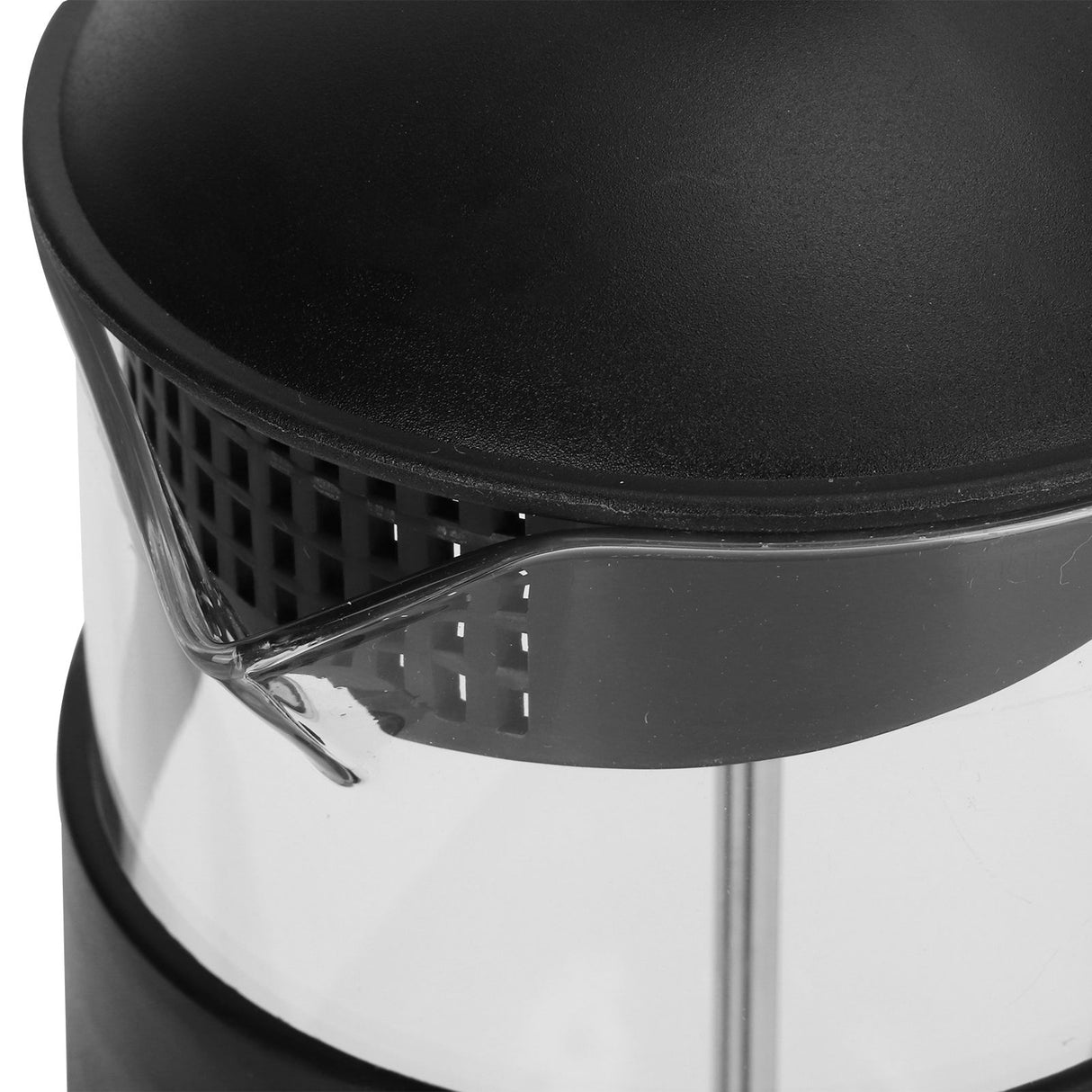 Coffee Tea Maker Kettle High Temperature Resistant Borosilicate Filter Teapot Hand Brewing Black1000ml