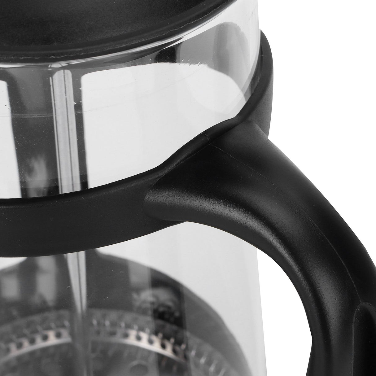 Coffee Tea Maker Kettle High Temperature Resistant Borosilicate Filter Teapot Hand Brewing Black1000ml