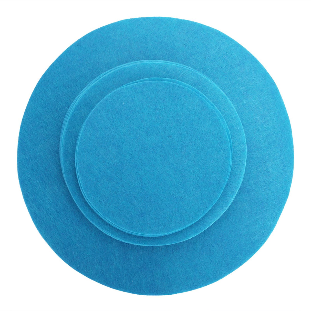 Felt Dish Protection Pad Bowl Anti Friction Pad Pot Stacking Food Plate Divider Separator Protectors(Lake Green 48PCS)