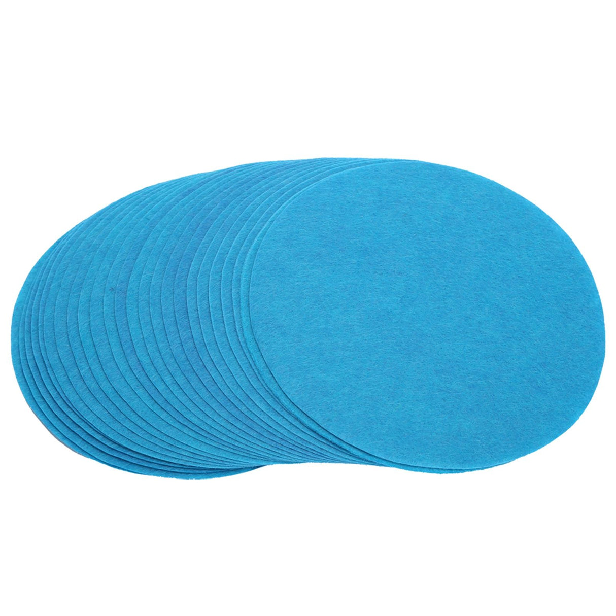 Felt Dish Protection Pad Bowl Anti Friction Pad Pot Stacking Food Plate Divider Separator Protectors(Lake Green 48PCS)