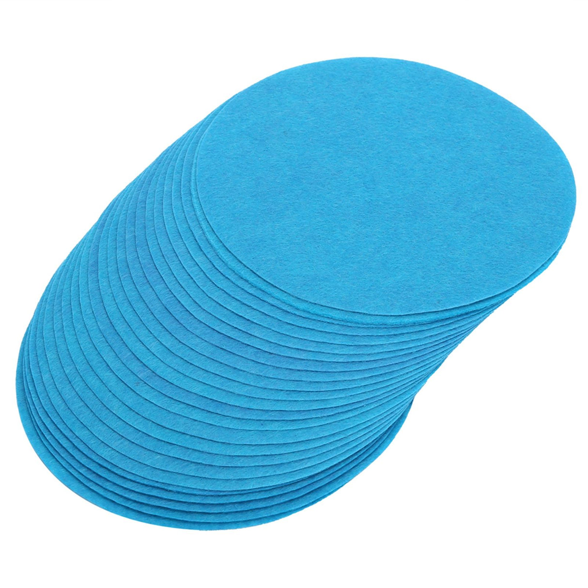 Felt Dish Protection Pad Bowl Anti Friction Pad Pot Stacking Food Plate Divider Separator Protectors(Lake Green 48PCS)