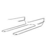 Under Shelf Wine Glass Rack 304 Stainless Steel Mounted Hanging Cup Drain Holder Organizer - Side View