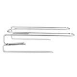 Under Shelf Wine Glass Rack 304 Stainless Steel Mounted Hanging Cup Drain Holder Organizer - Close-Up Angle