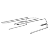 Under Shelf Wine Glass Rack 304 Stainless Steel Mounted Hanging Cup Drain Holder Organizer - Low Angle