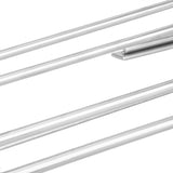Under Shelf Wine Glass Rack 304 Stainless Steel Mounted Hanging Cup Drain Holder Organizer