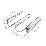 Under Shelf Wine Glass Rack 304 Stainless Steel Mounted Hanging Cup Drain Holder Organizer