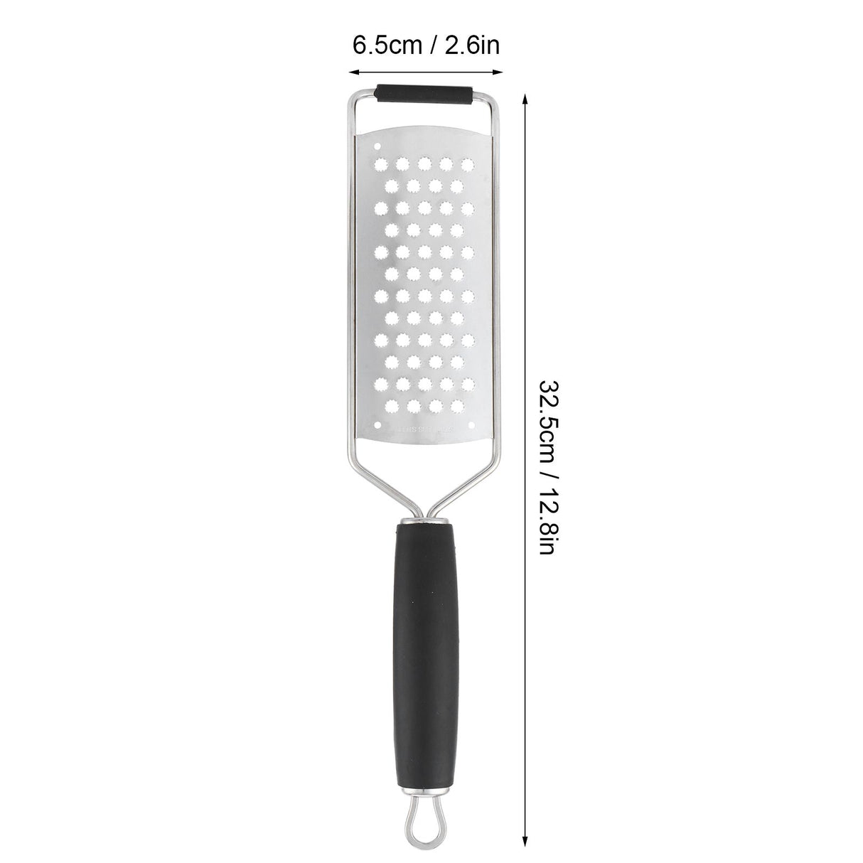 Handheld Cheese Grater Manual Vegetables Shredder Kitchen Gadgets with Silicone Thichen HandleJ13398/10 Large Hole