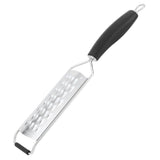 Handheld Cheese Grater Manual Vegetables Shredder Kitchen Gadgets with Silicone Thichen HandleJ13398/08 Large Gross Hole - Close-Up Angle