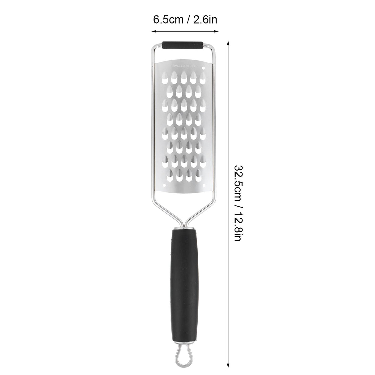 Handheld Cheese Grater Manual Vegetables Shredder Kitchen Gadgets with Silicone Thichen HandleJ13398/08 Large Gross Hole