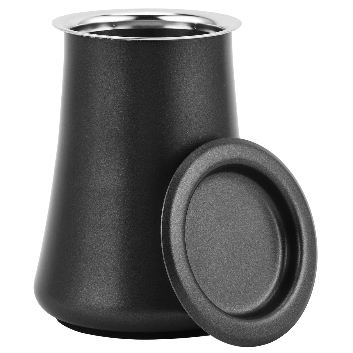 Coffee Powder Sieve 304 Stainless Steel Powder Sifter Container Home Filter CupBlack