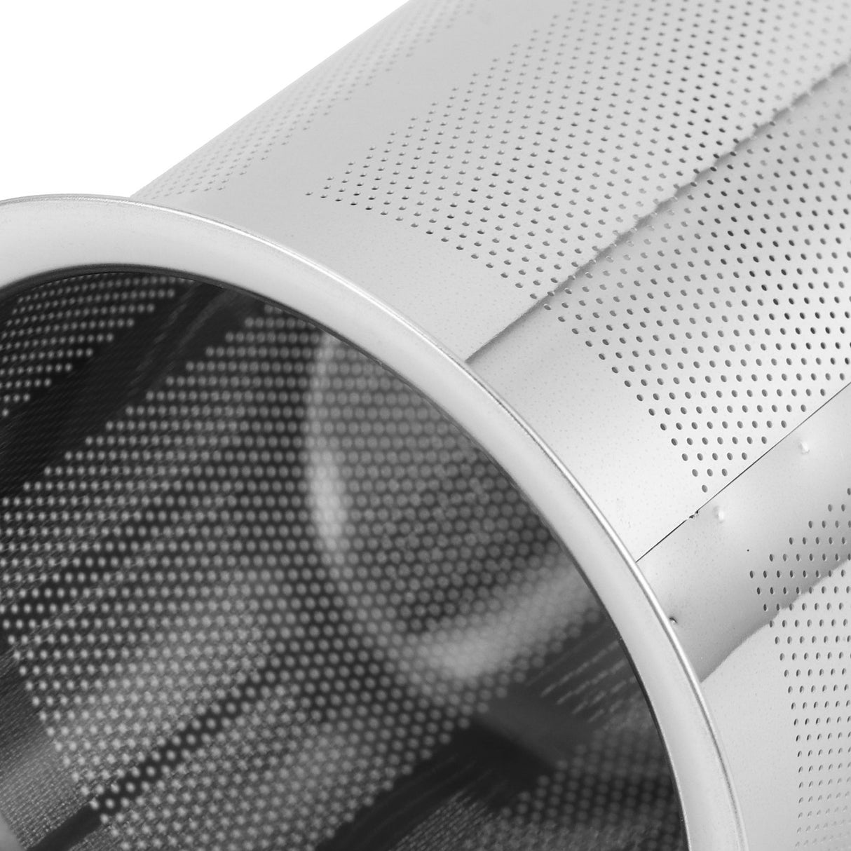 Coffee Powder Sieve 304 Stainless Steel Powder Sifter Container Home Filter CupBlack