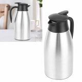 2L Water Kettle Portable 304 Stainless Steel Insulation Pot Bottle for Home Office UseStainless Steel Color 2L