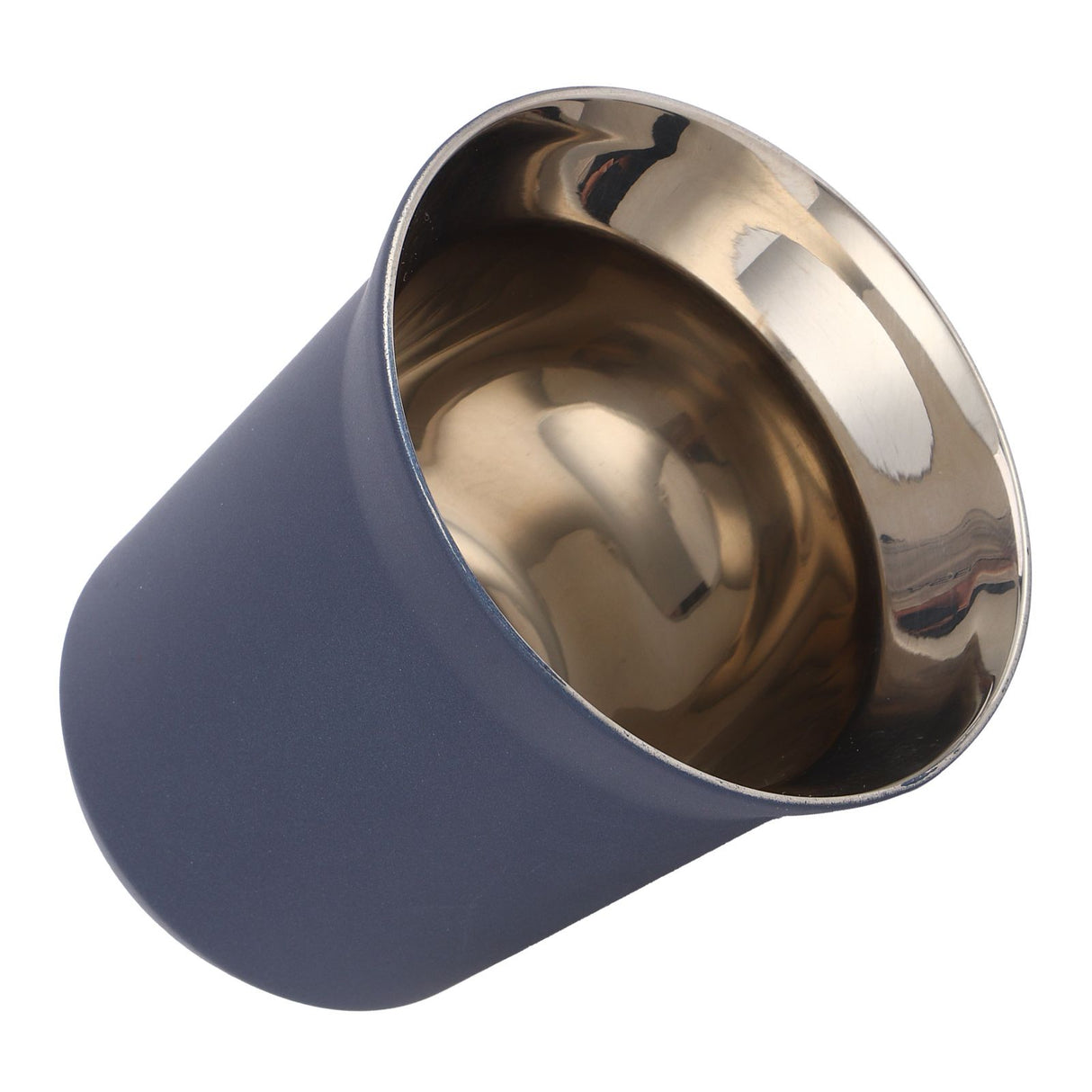 Stainless Steel Coffee Cup Double Wall Insulated Capsule Cup Mug for Home Coffee ShopDark Blue 160ml