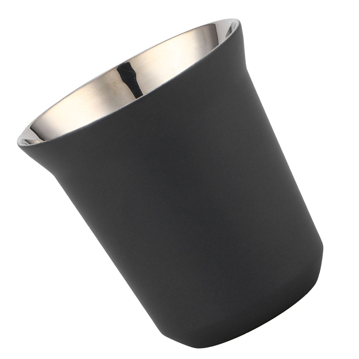 Double Wall Coffee Mug 304 Stainless Steel Insulation Capsule Cup for Kitchen SuppliesMatte Black 160ml