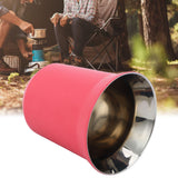 Double Wall Coffee Mug 304 Stainless Steel Insulation Capsule Cup for Kitchen SuppliesRose Red 160ml
