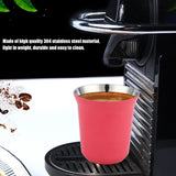 Double Wall Coffee Mug 304 Stainless Steel Insulation Capsule Cup for Kitchen SuppliesRose Red 160ml - Extra Image