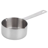Baking Measuring Spoon 304 Stainless Steel Measuring Cup Scoop with Scales Kitchen Supplies1/3cup80ml - Front View
