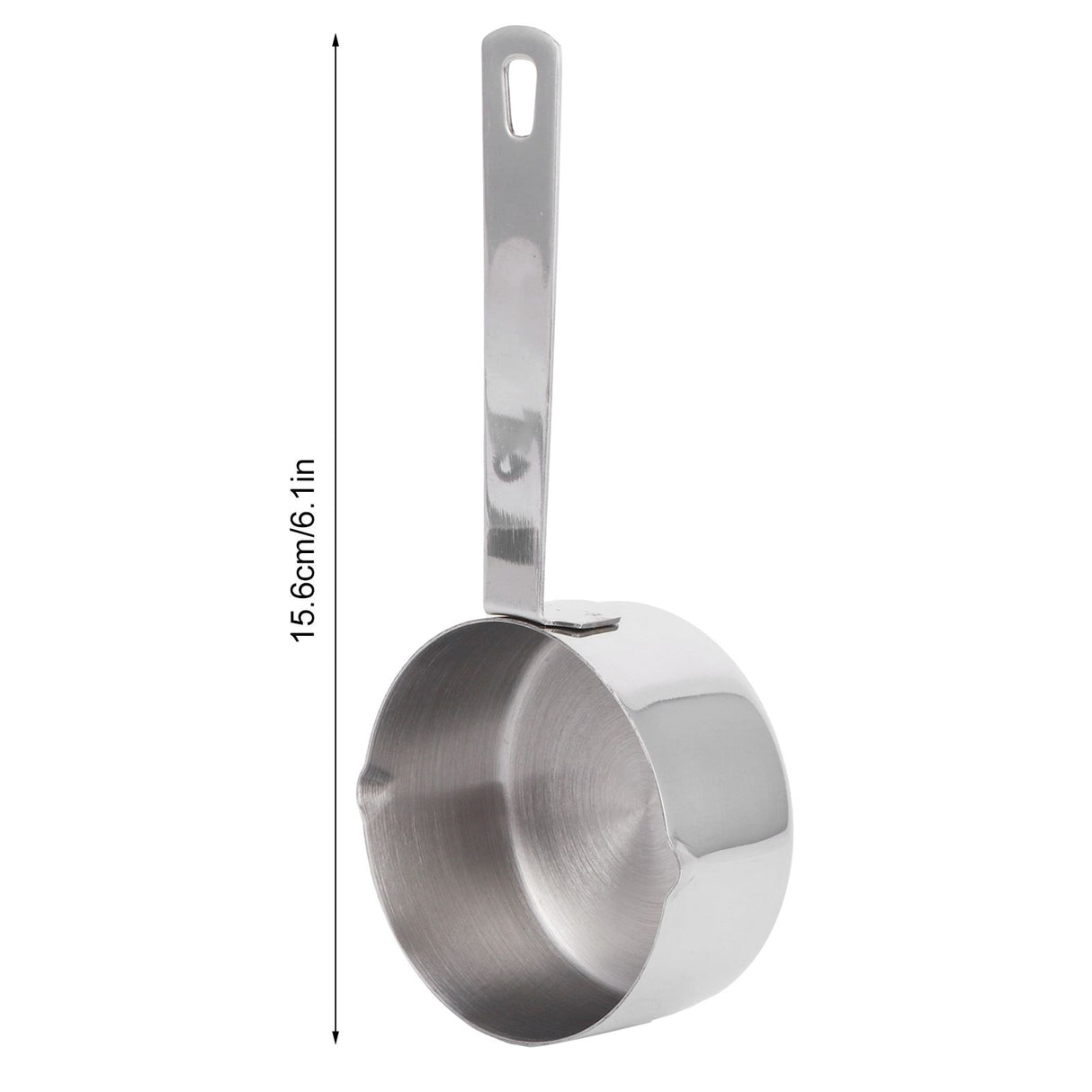 Baking Measuring Spoon 304 Stainless Steel Measuring Cup Scoop with Scales Kitchen Supplies1/3cup80ml