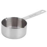 Baking Measuring Spoon 304 Stainless Steel Measuring Cup Scoop with Scales Kitchen Supplies1/2cup125ml - Front View