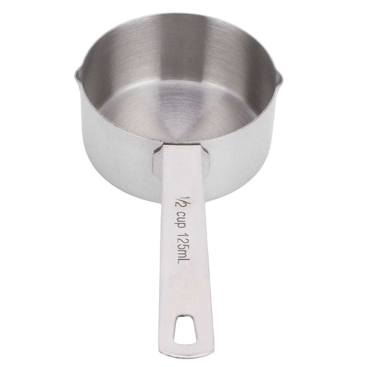Baking Measuring Spoon 304 Stainless Steel Measuring Cup Scoop with Scales Kitchen Supplies1/2cup125ml