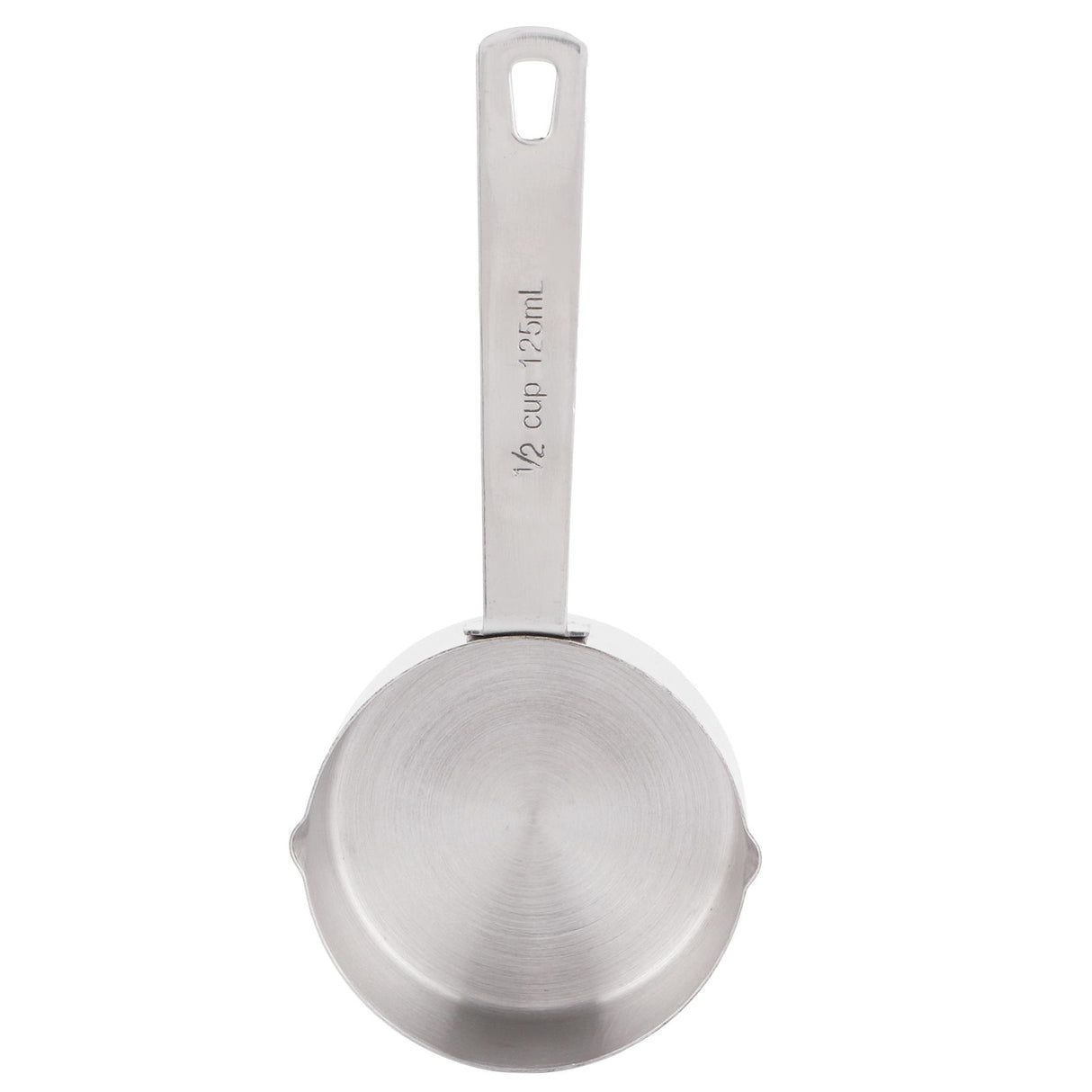 Baking Measuring Spoon 304 Stainless Steel Measuring Cup Scoop with Scales Kitchen Supplies1/2cup125ml