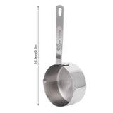 Baking Measuring Spoon 304 Stainless Steel Measuring Cup Scoop with Scales Kitchen Supplies1/2cup125ml