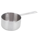 Baking Measuring Spoon 304 Stainless Steel Measuring Cup Scoop with Scales Kitchen Supplies1cup250ml - 45-Degree Angle