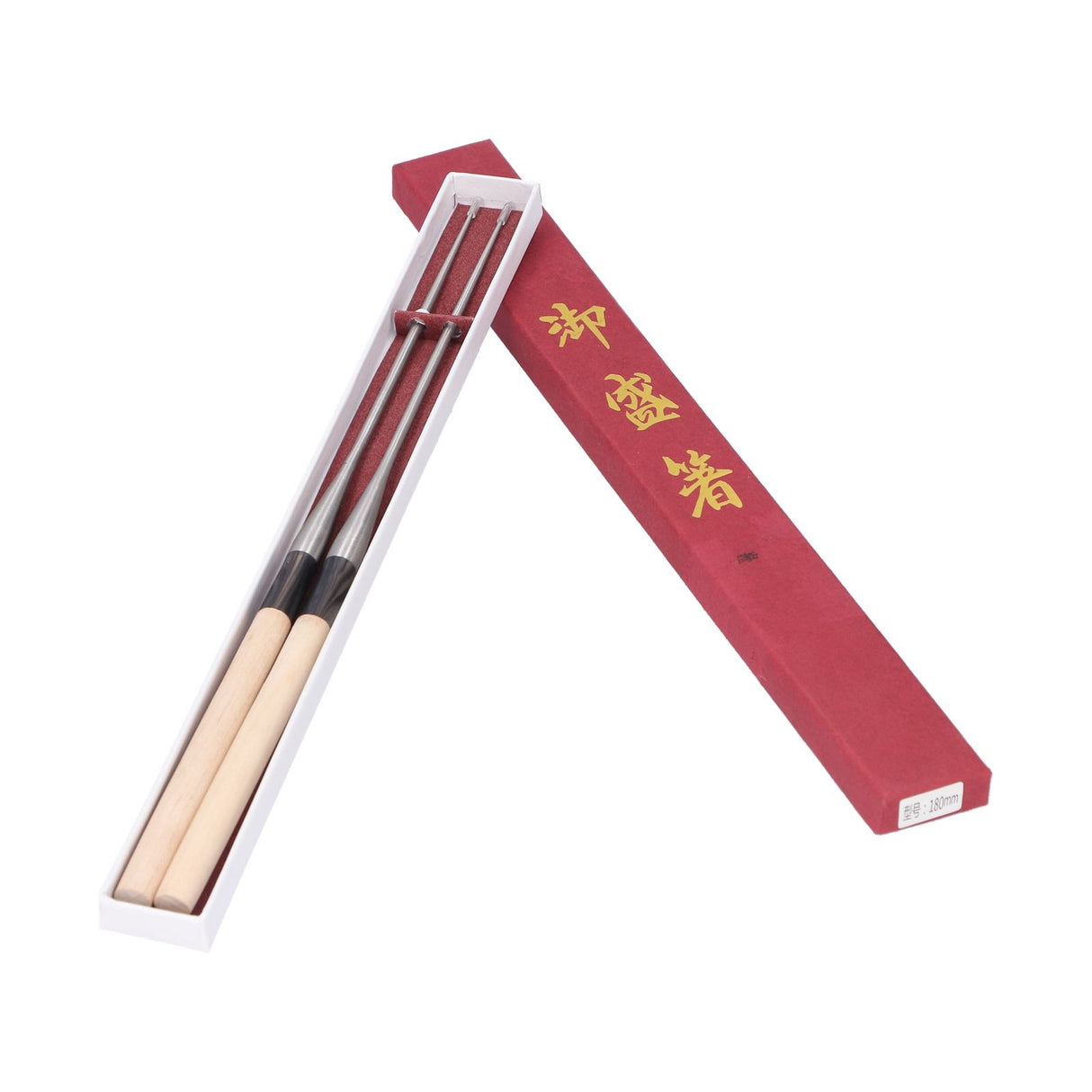 Japanese Sushi Chopsticks with Wood Handle Cooking Chopsticks Tableware Serving Utensils180MM