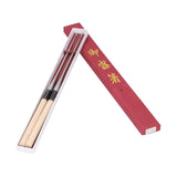 Japanese Sushi Chopsticks with Wood Handle Cooking Chopsticks Tableware Serving Utensils180MM - Top-Down View