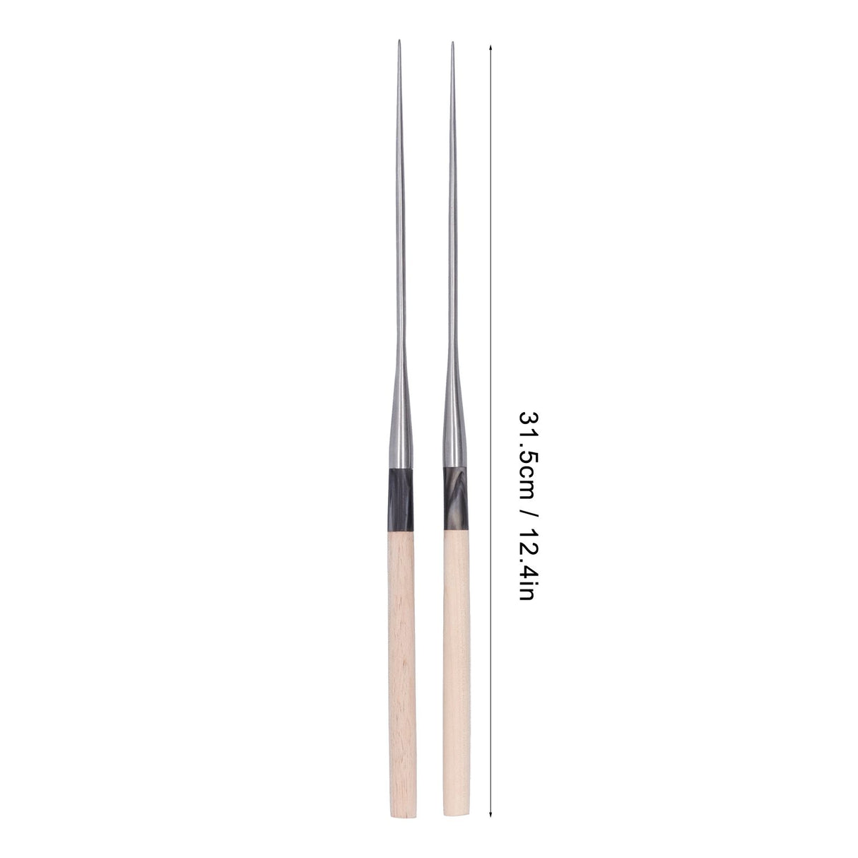Japanese Sushi Chopsticks with Wood Handle Cooking Chopsticks Tableware Serving Utensils180MM