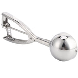 Ice Cream Spoon Multi Function 304 Stainless Steel Fruit Melon Meat Scoop Kitchen Utensils(J10189B 55 ) - 45-Degree Angle