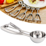 Ice Cream Spoon Multi Function 304 Stainless Steel Fruit Melon Meat Scoop Kitchen Utensils(J10189B 55 )