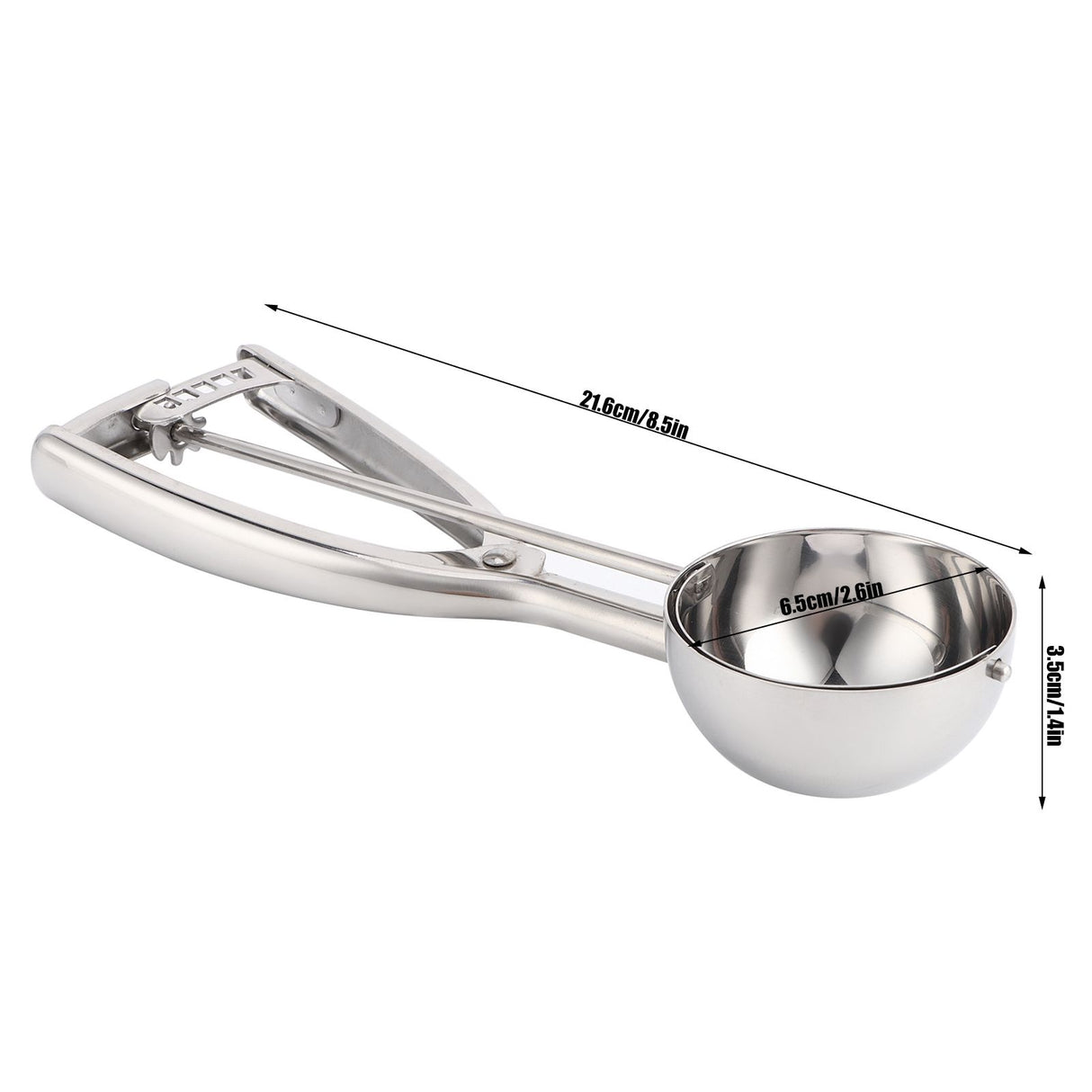 Ice Cream Spoon Multi Function 304 Stainless Steel Fruit Melon Meat Scoop Kitchen Utensils(J10189B 55 )